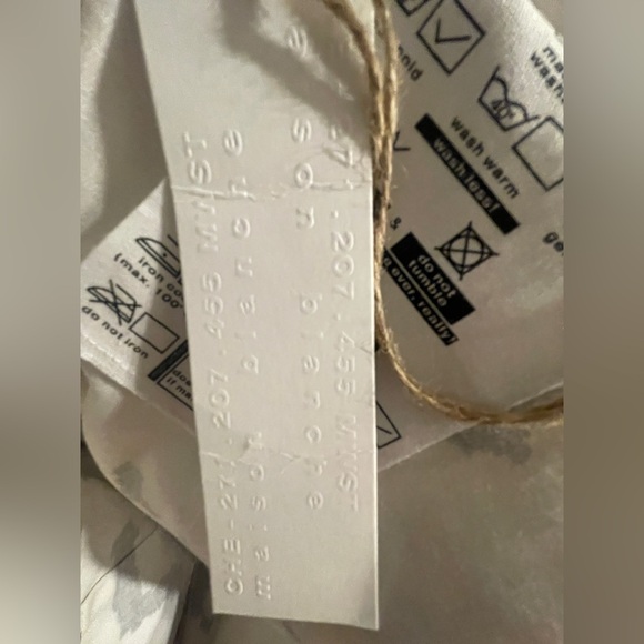Maison Blanche new pencil skirt size 4 NWT bikercore statement cotton timeless - Picture 7 of 12